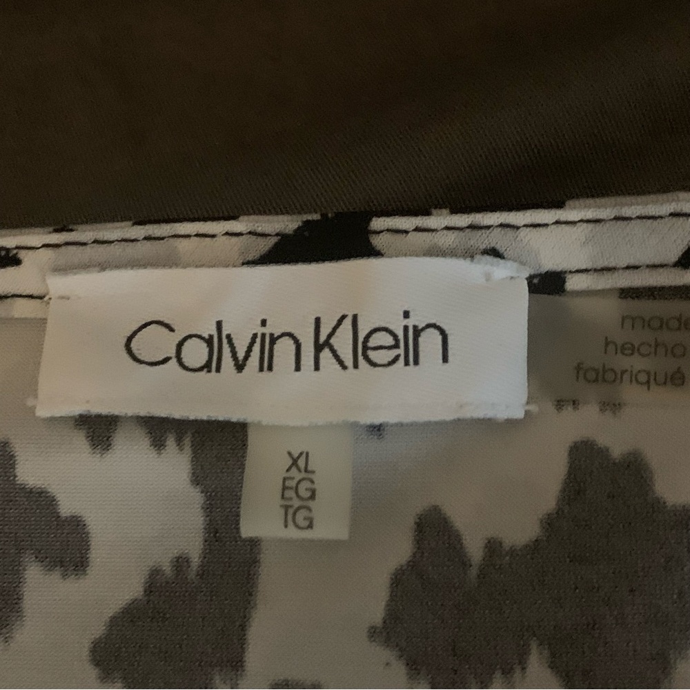 NWOT Calvin Klein Leopard Print Sleeveless Top Sz XL - Picture 15 of 16